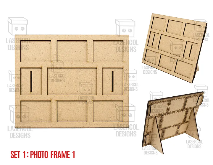 Photo Frames Set 1 (5 Styles) - Laser Cut Files product image (2)