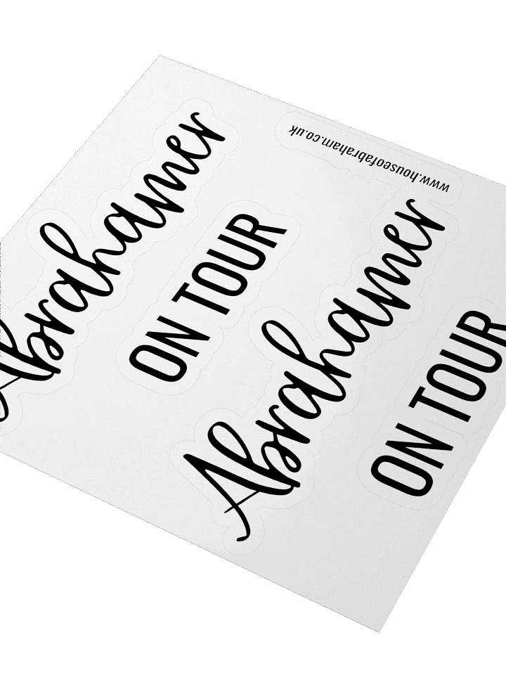 Abrahamer On Tour - Sticker product image (1)