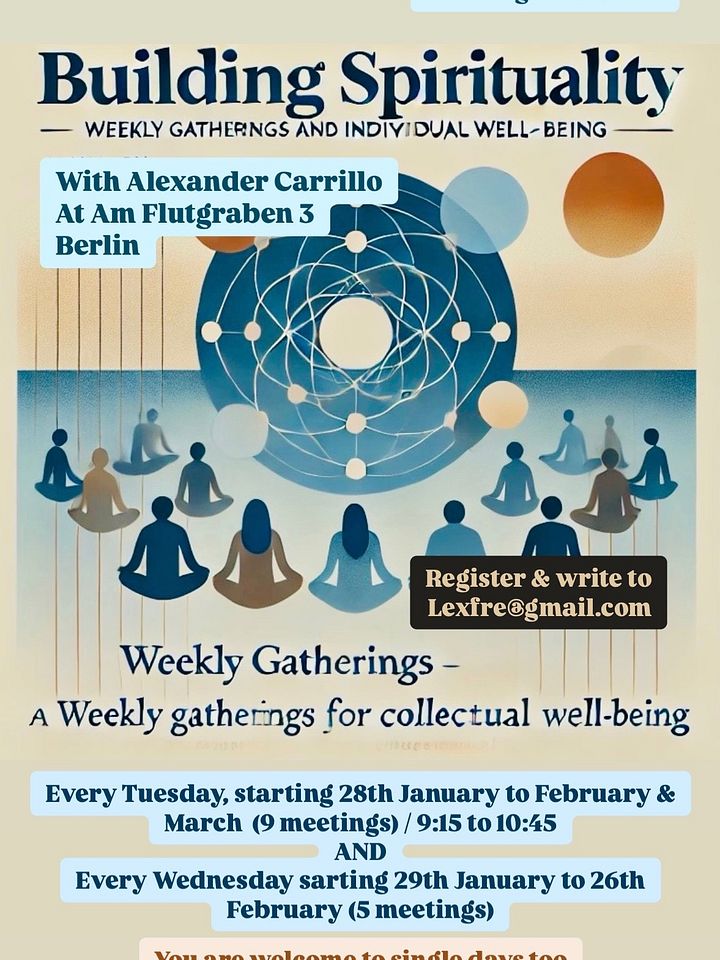 BUILDING COMMUNITY and Meditation – 2025 Series of weekly Gatherings for Collective & Individual Well-Being product image (1)