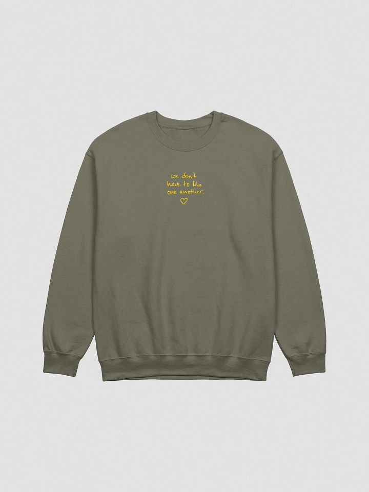 ONE ANOTHER (gold) embroidered crewneck product image (2)