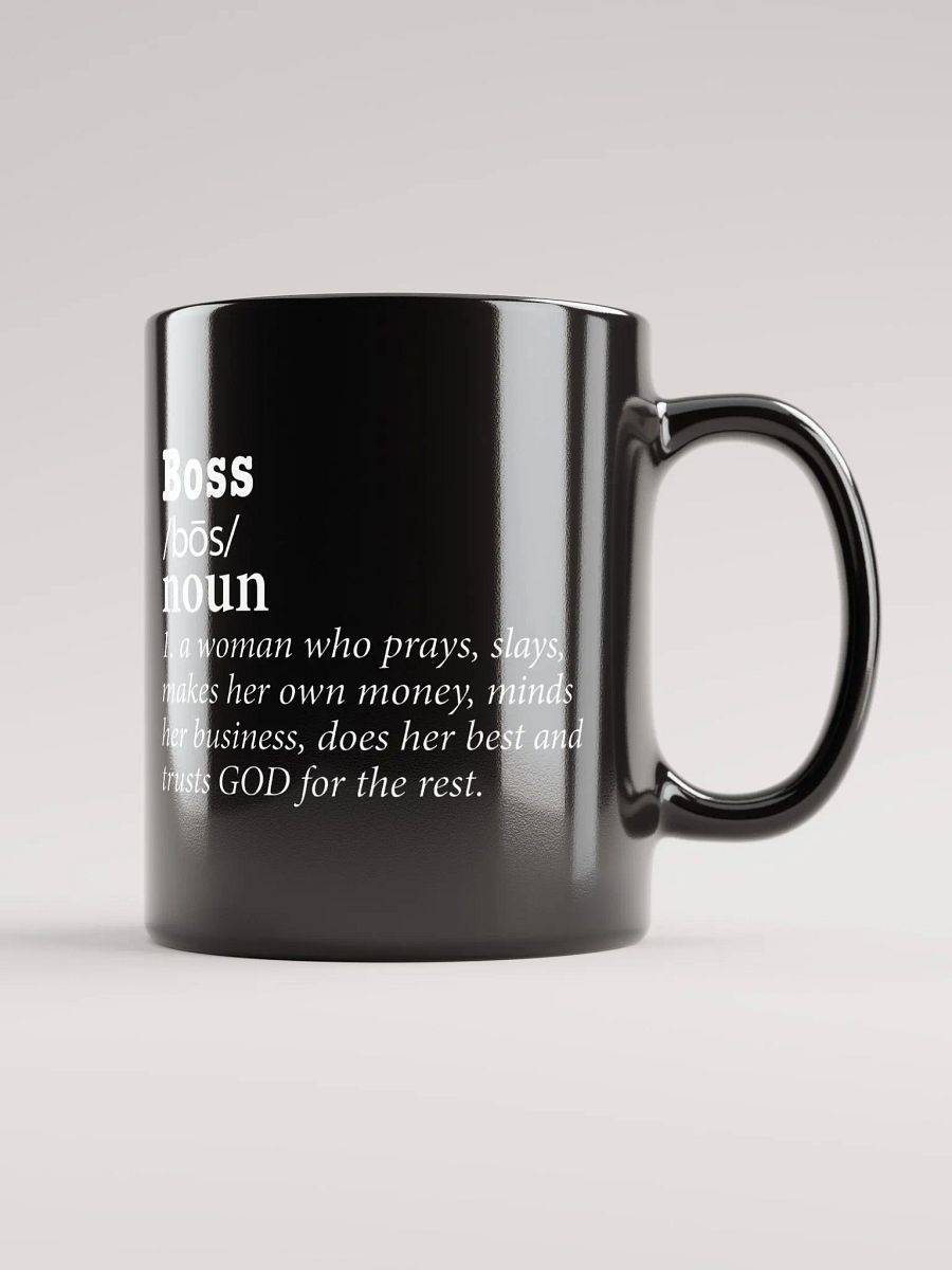 Boss Black Glossy Mug product image (2)