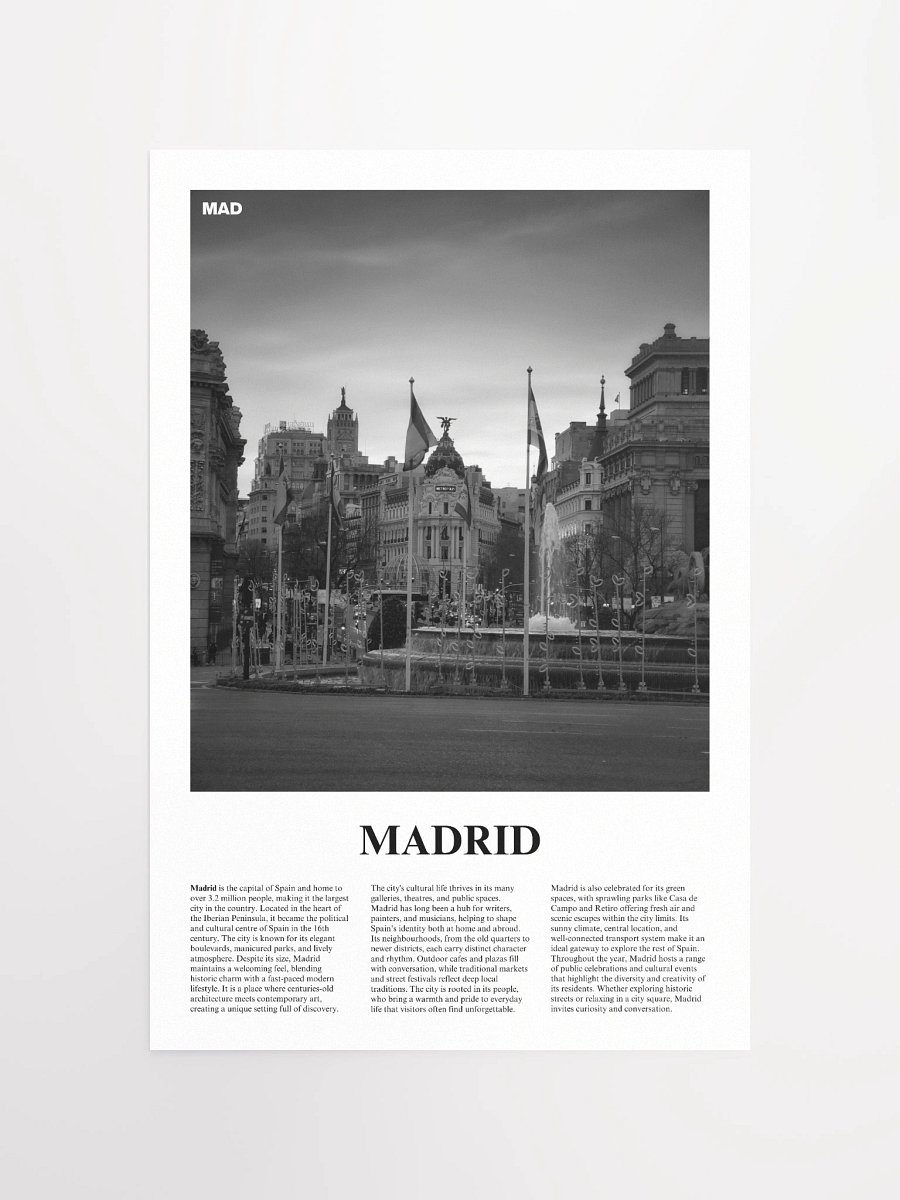 Madrid 03 Newspaper Poster product image (5)