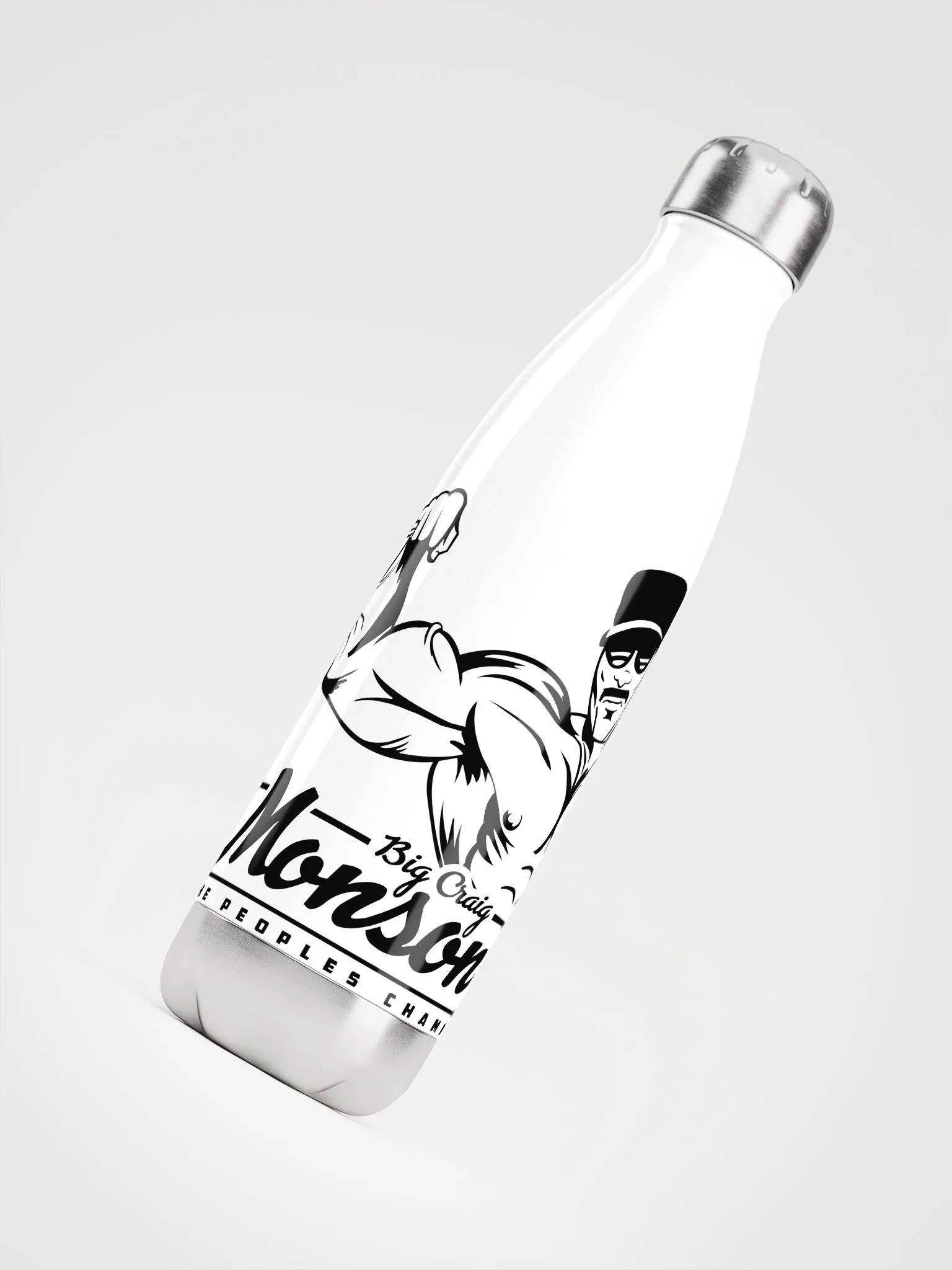 Big Craig Monson The Peoples Champ Stainless Steel 17oz Water Bottle product image (4)
