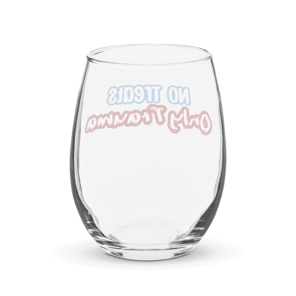 No Treats Wine Glass product image (2)