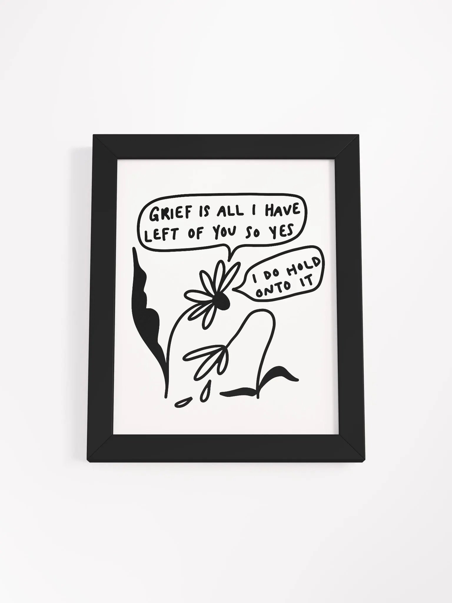 Grief Framed Art Print product image (1)