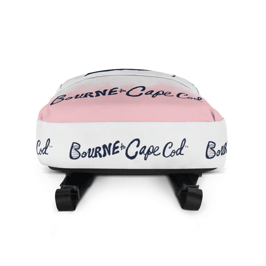 🌊 BOURNE to Backpack – Coastal Cool with BRN.2C.C.™ Vibes 🎒| Navy Logos | Patriotic Pastels product image (4)
