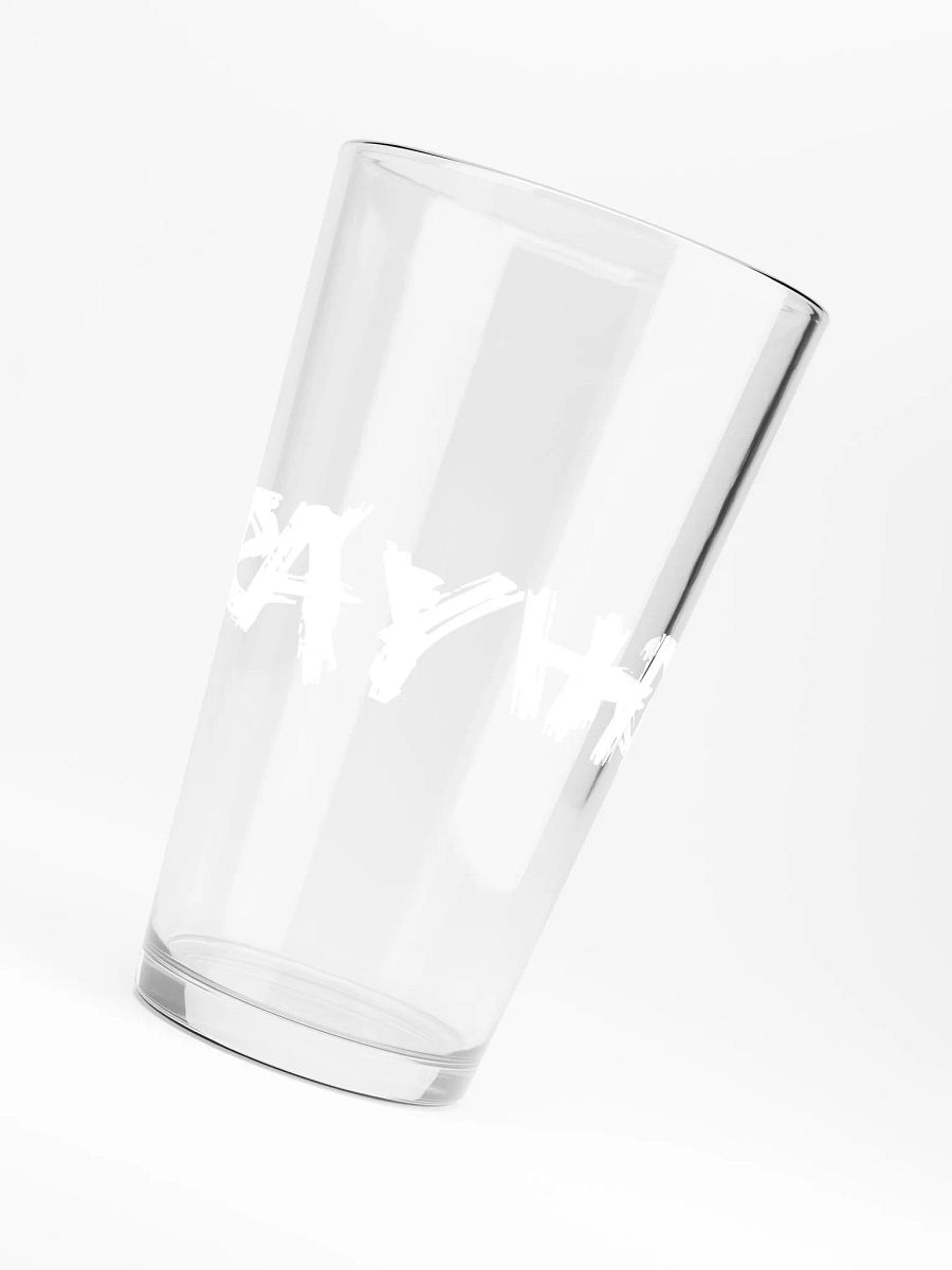 Stay High Shaker Pint 16 oz Glass (White Text) product image (6)