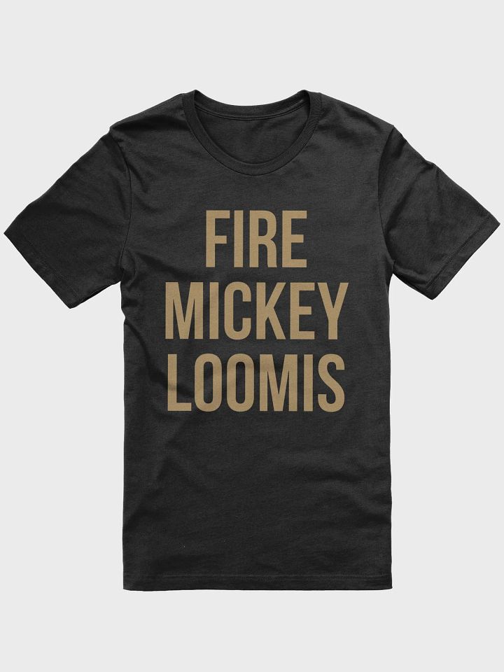 The 28 to 3 Podcast "Fire Mickey Loomis" Unisex T-Shirt product image (1)