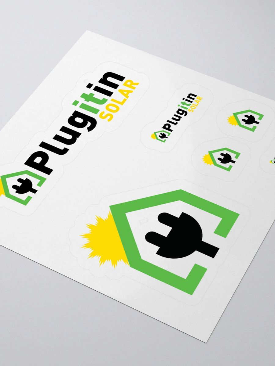 Plug It In Solar High-Quality Kiss Cut Stickers product image (8)
