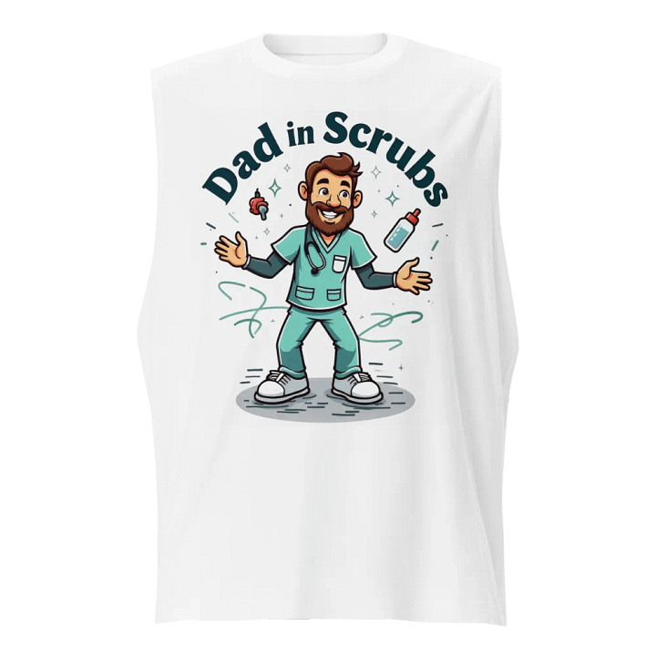 Dad in Scrubs Muscle Tank product image (1)