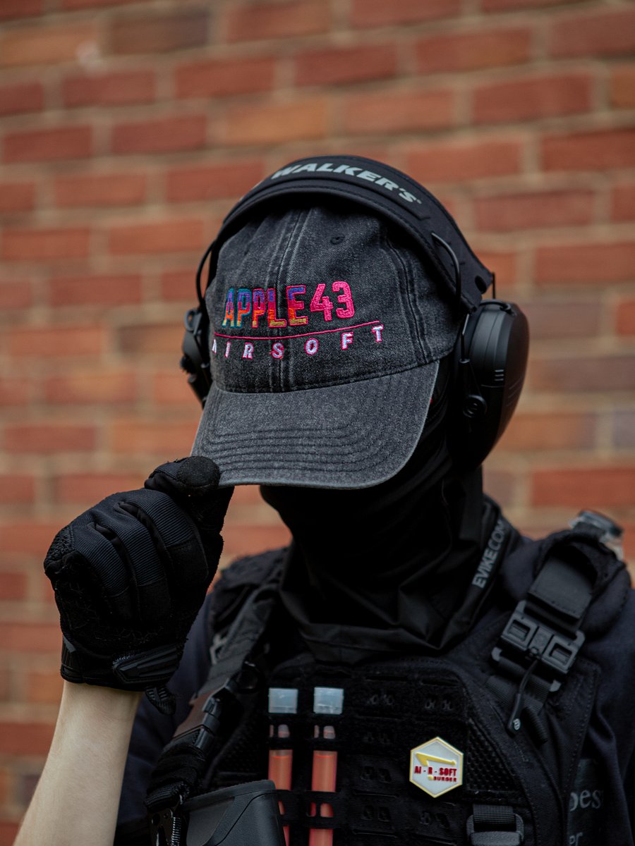 "Apple43 Airsoft" Embroidered Hat (Retro) product image (4)
