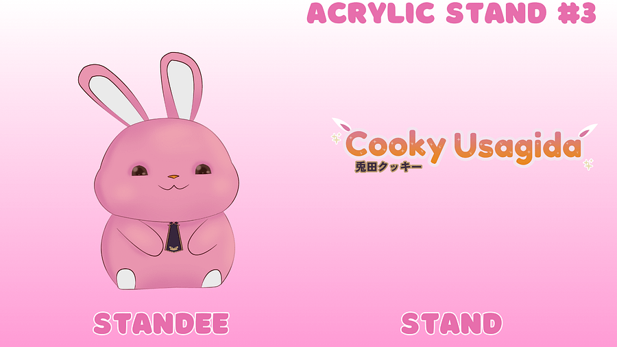 【NEW MODEL DEBUT】Cooky Usagida + Pon Pon Acrylic Stands product image (3)