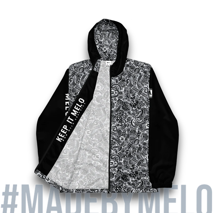 Dark Space Scribble - Ultimate Windbreaker Jacket | #MadeByMELO product image (7)