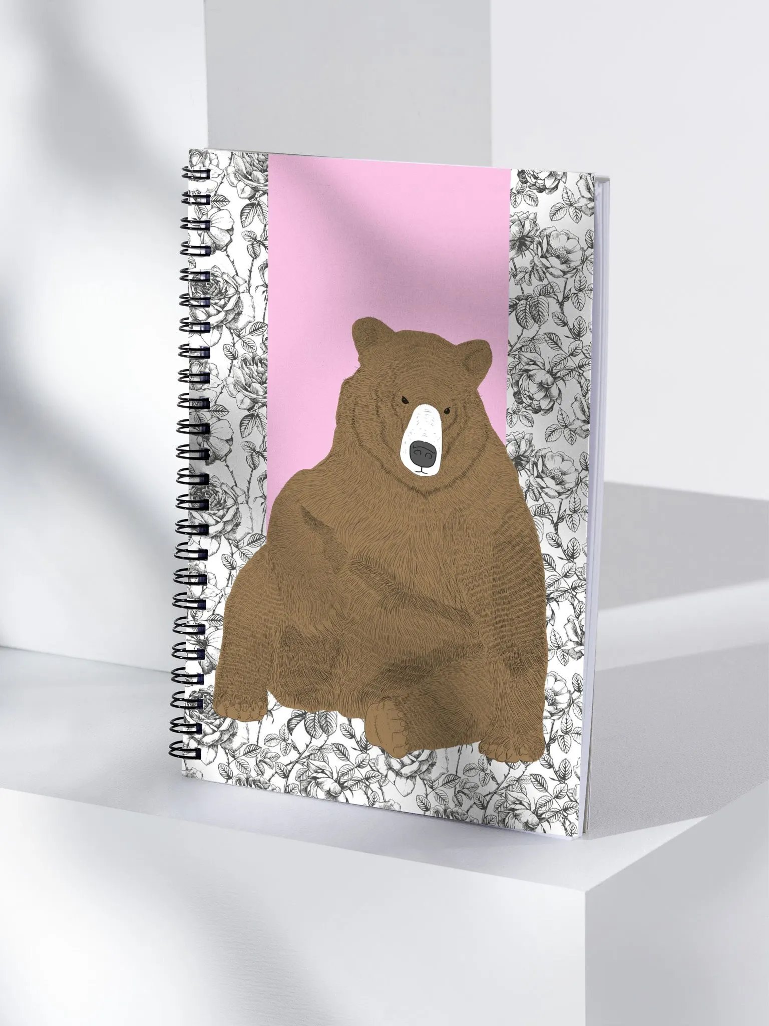 Lazy Bear Spiral Notebook product image (4)
