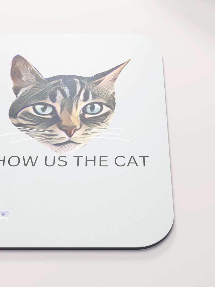 White Mouse Pad Channel Points Show Us the Cat product image (5)