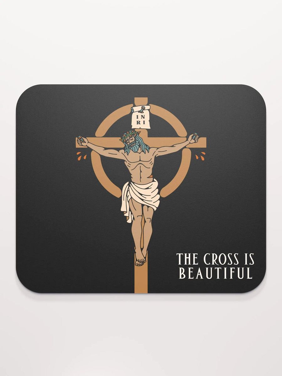 The Cross Is Beautiful Mouse Pad product image (2)