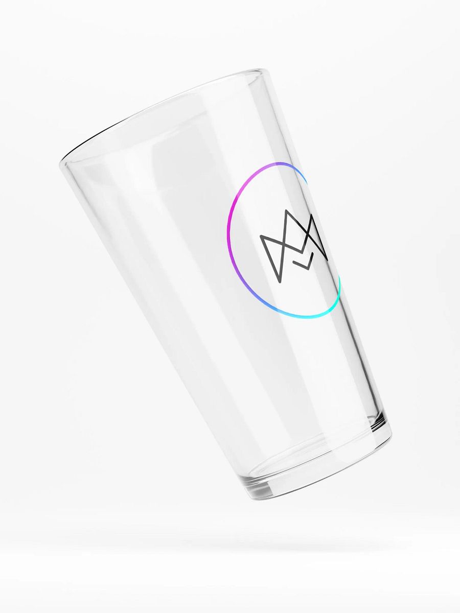 MayLouuu Logo Pint Glass (black) product image (4)