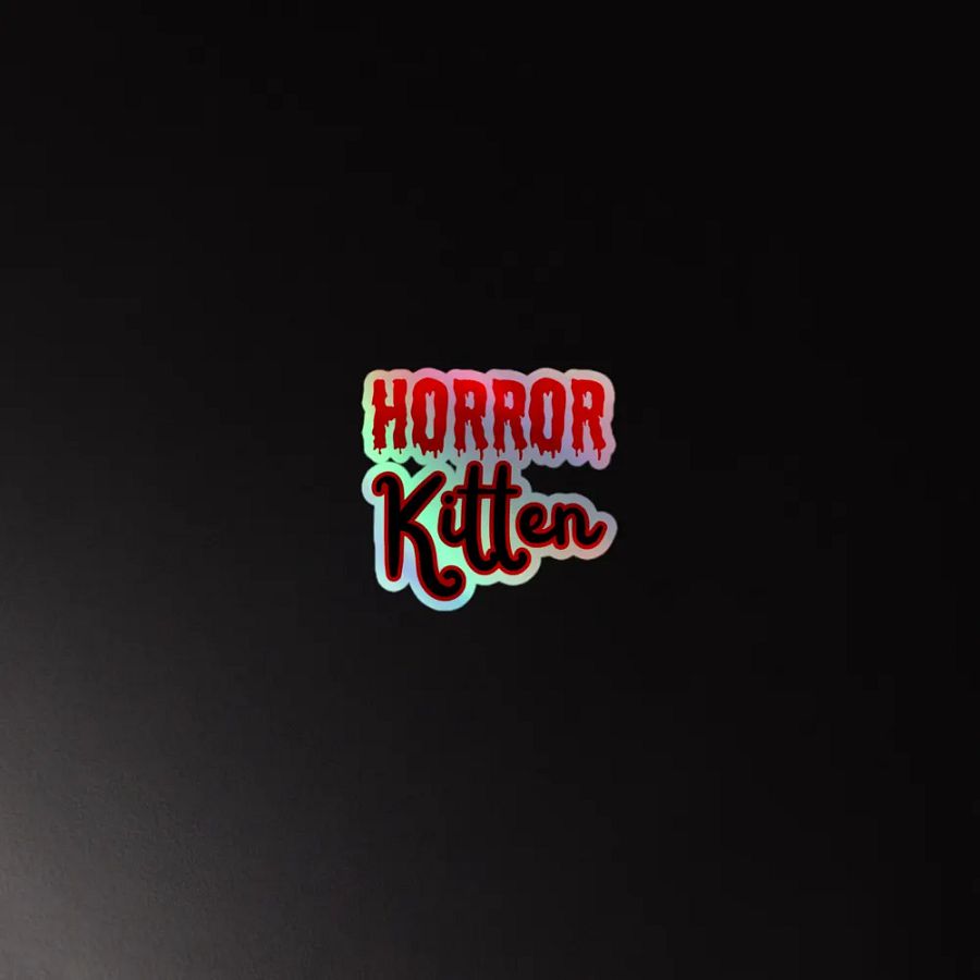 Horror Kitten Holographic Sticker product image (4)