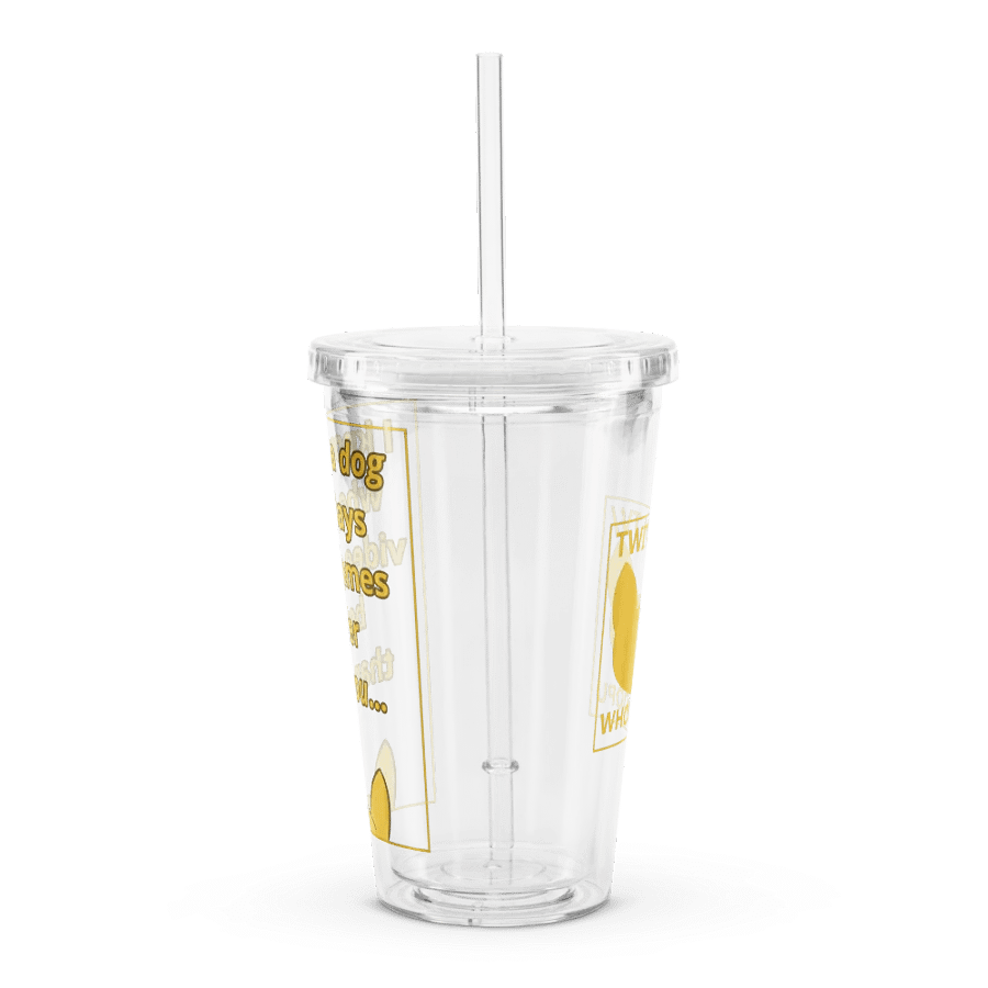 Doopsters - I know a Dog Gamer - Double Wall Plastic Tumbler (16 ounce) product image (3)