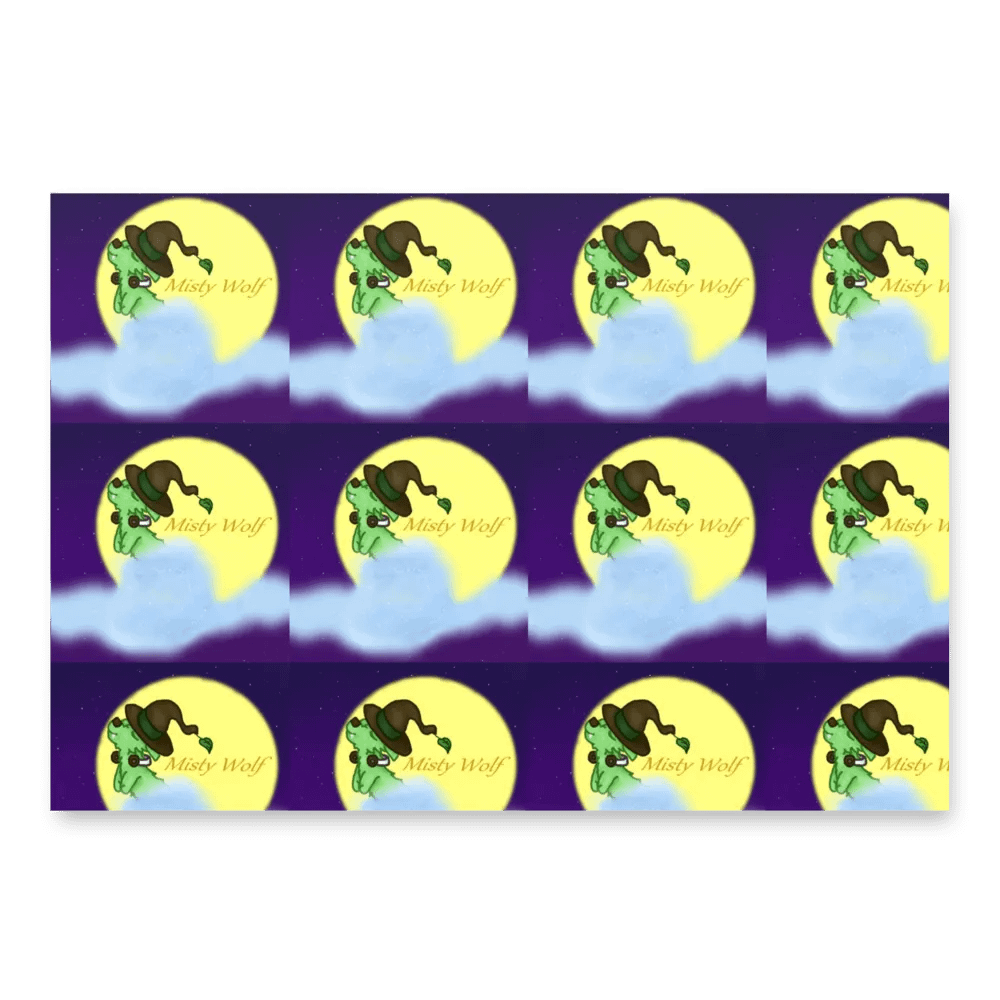 Misty Wolf Wrapping Paper Set product image (2)