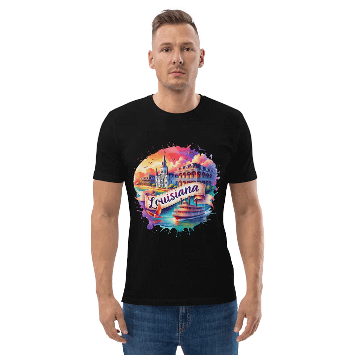 Louisiana Retro Tshirt product image (2)