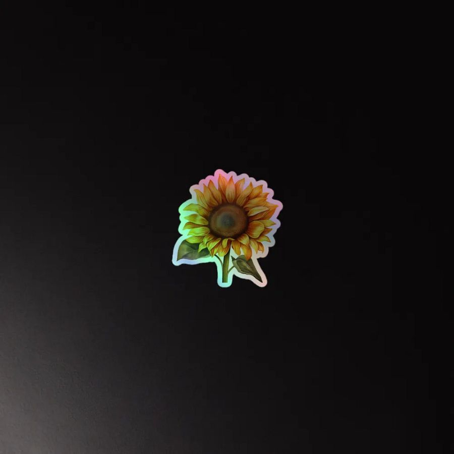 Sunflower Dreams Holographic Sticker Sheet product image (8)