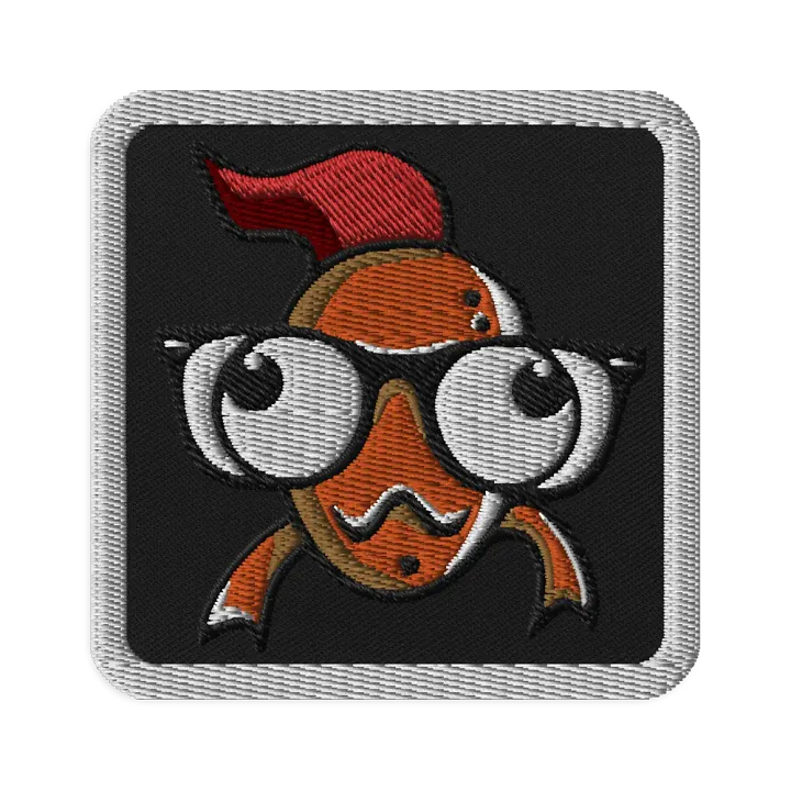 FEESH Logo Square Patch [white border] product image (1)