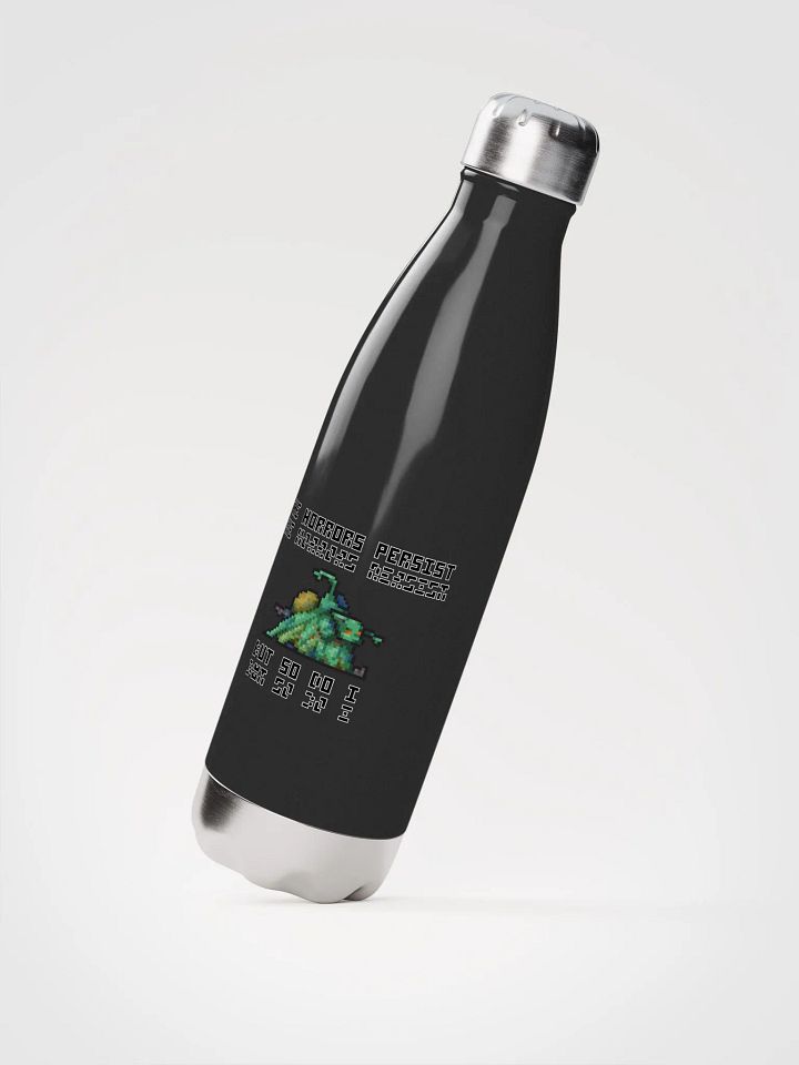 The Horrors Persist Steel Water Bottle product image (2)