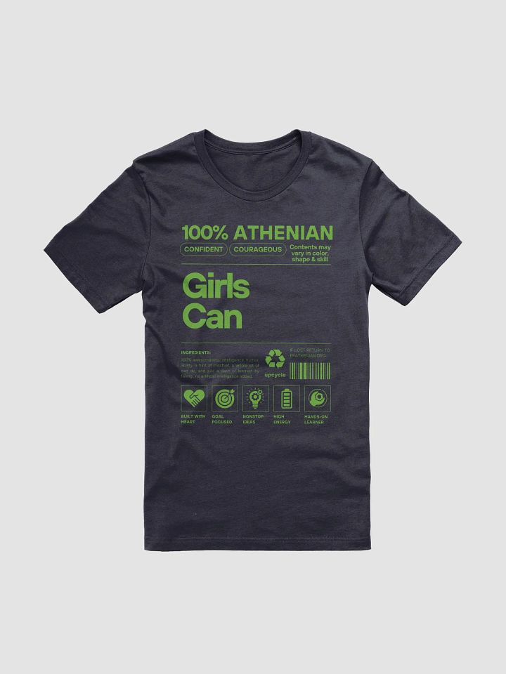 100% Athenian "Girls Can" T-Shirt product image (1)