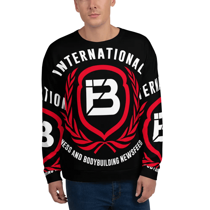 IFBNewsfeed.Org's All-Over Print Recycled Unisex Sweatshirt product image (2)