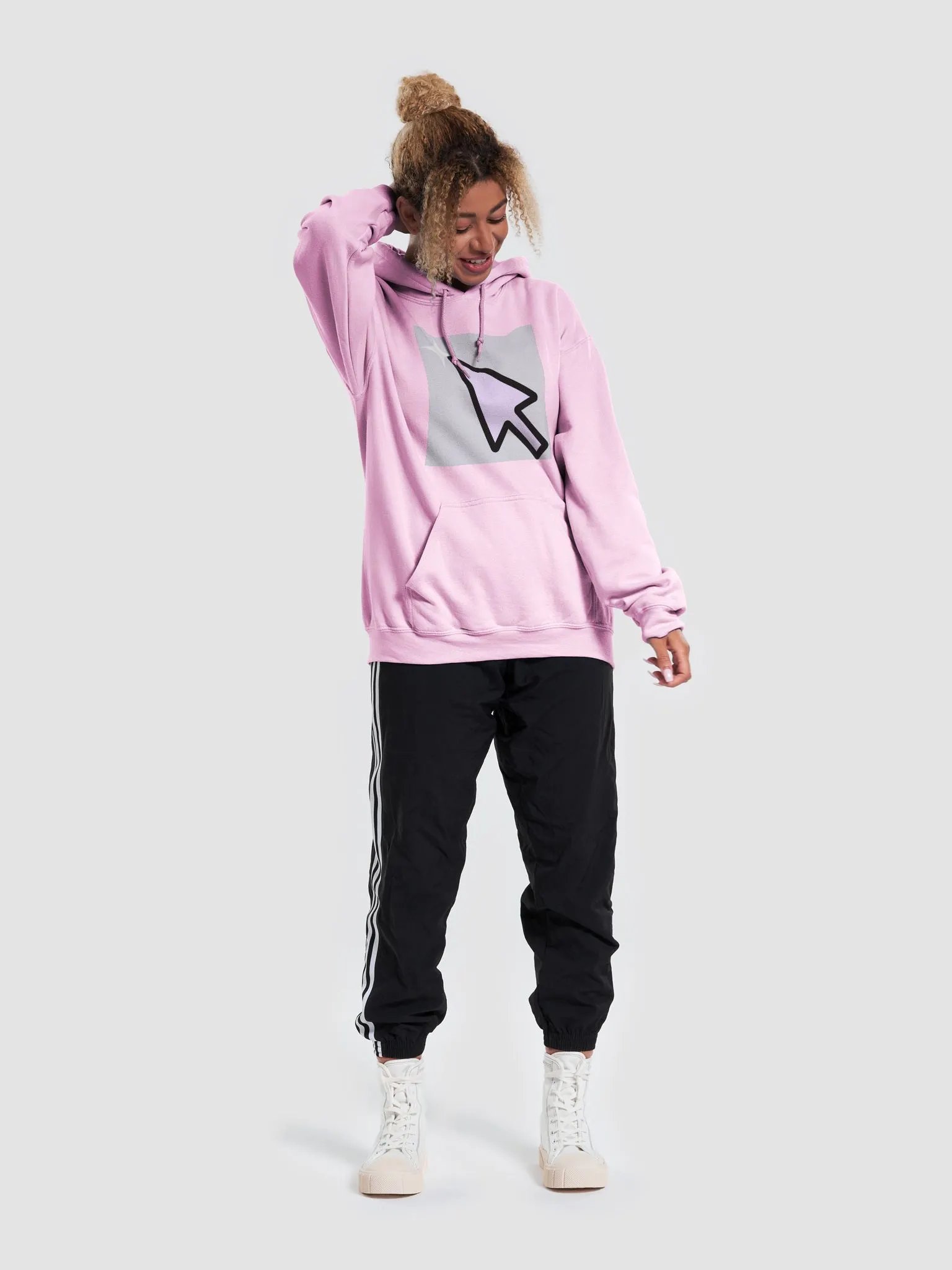 Click me pink Hoodie product image (5)