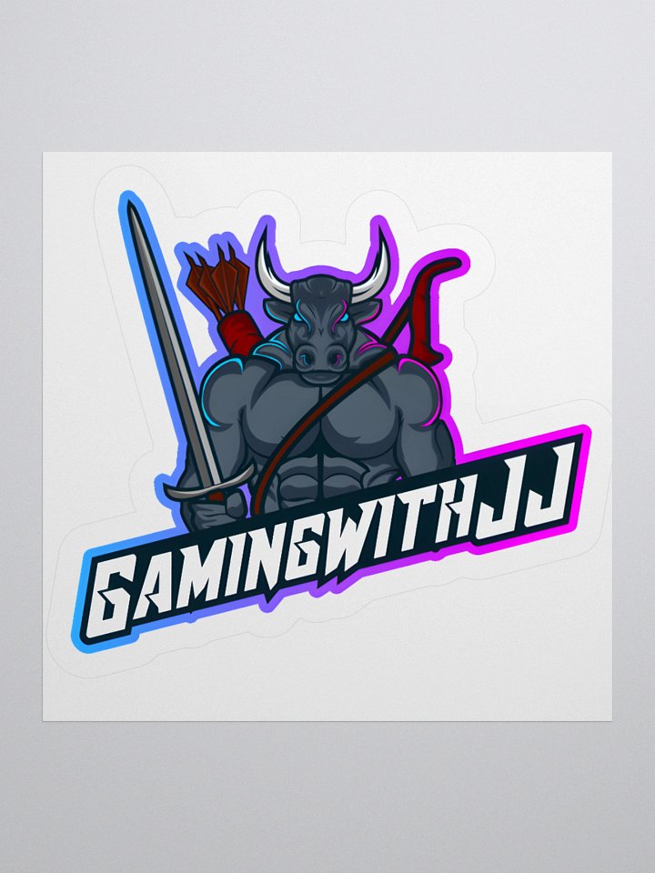 GamingWithJJ Logo Sticker 3''X3'' product image (1)
