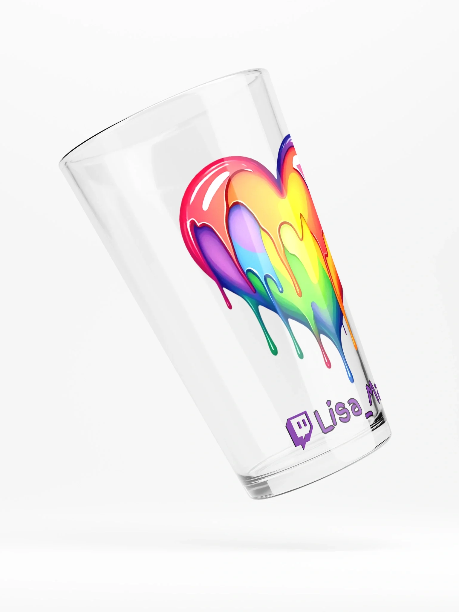 Art Heart on a Glass product image (4)