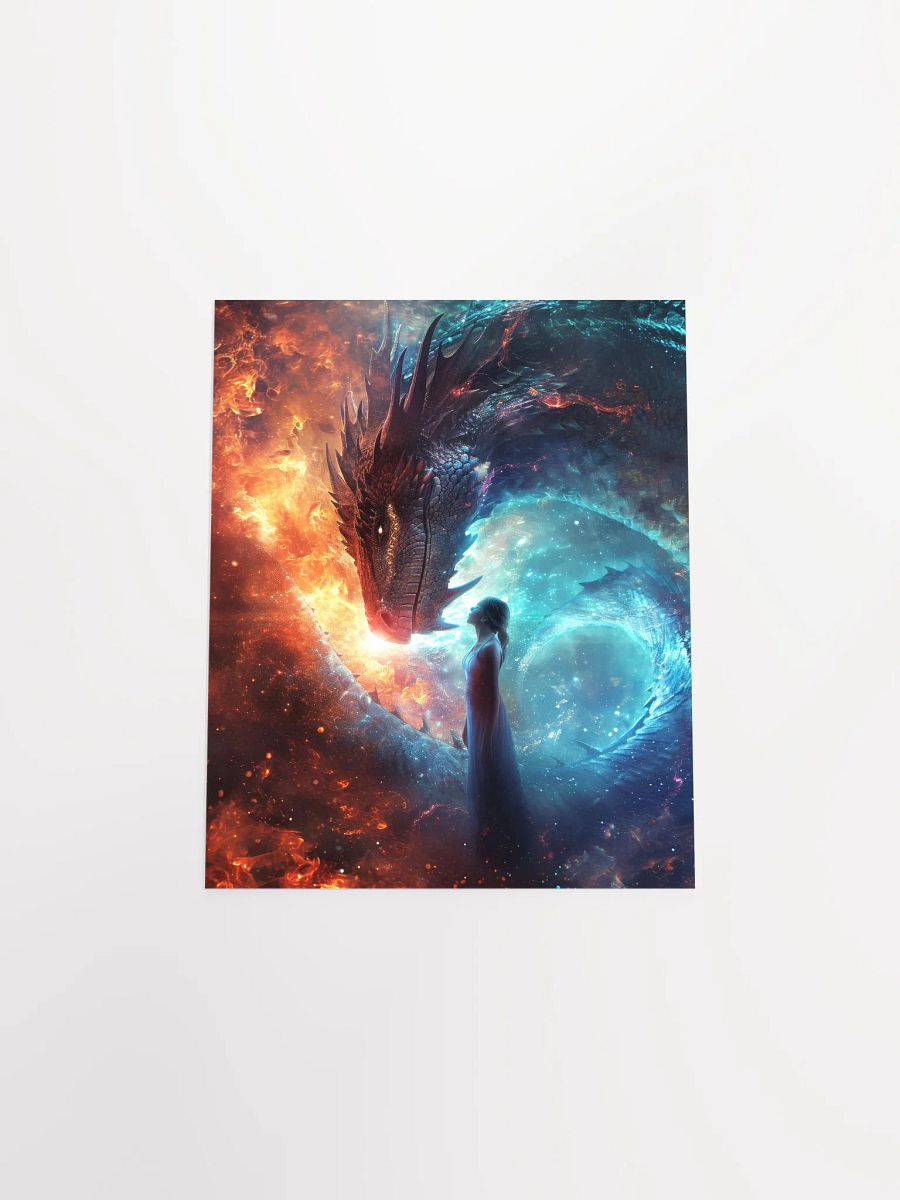 Girl connecting with her dragon 02 - Poster product image (22)