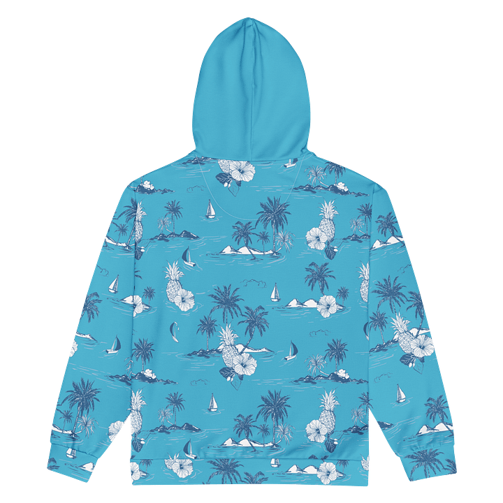 All-Over Print Island Zip Unisex Hoodie product image (2)