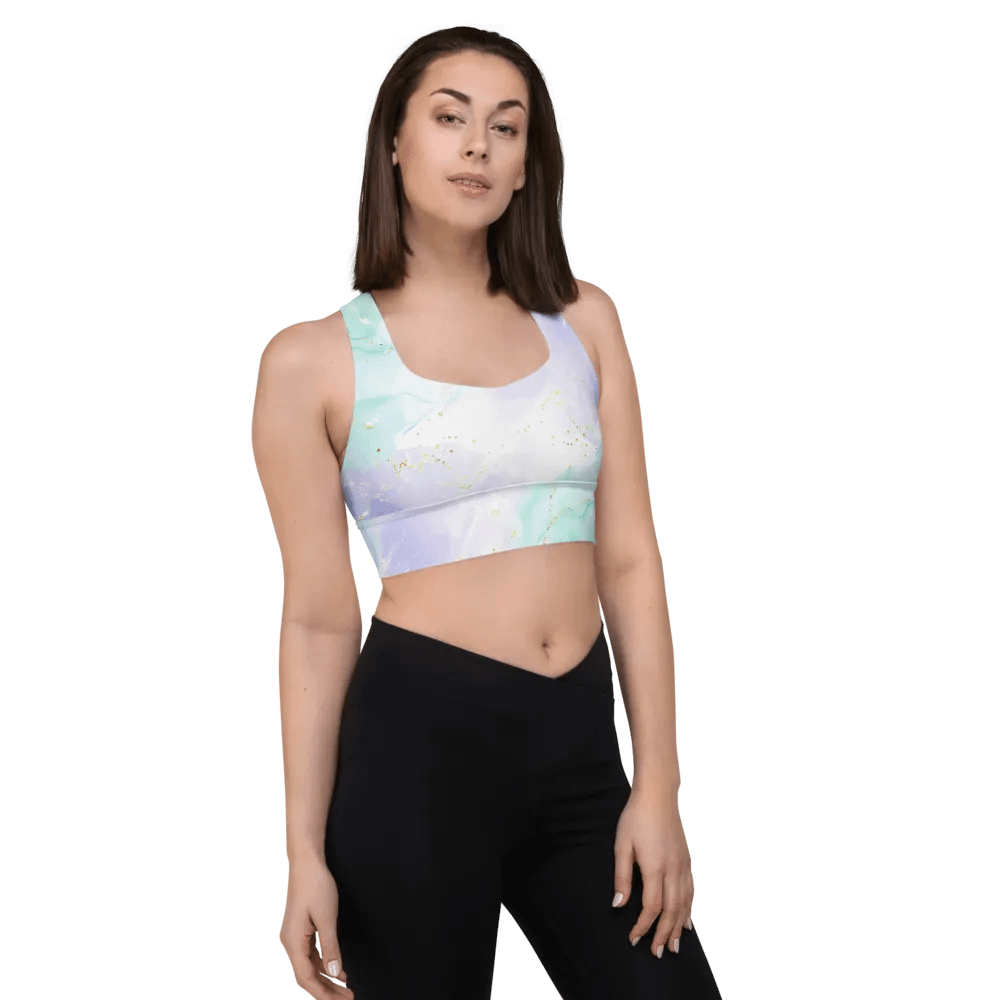 Ethereal Elegance Longline Sports Bra product image (5)