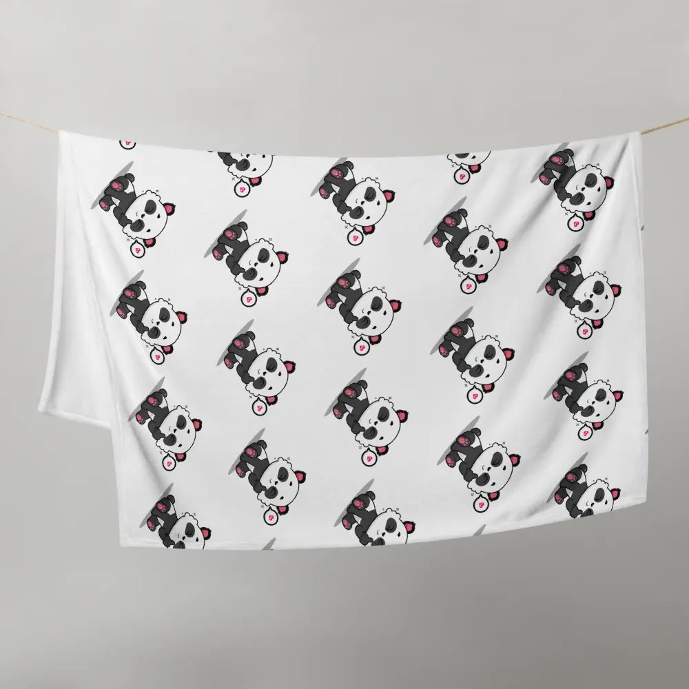 Panda Party Throw Blanket product image (10)