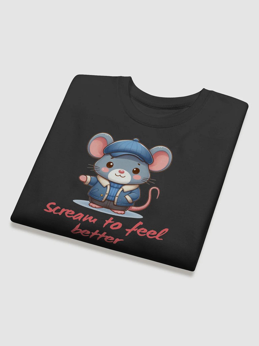 Whimsical Mouse Scream Premium Sweatshirt product image (4)