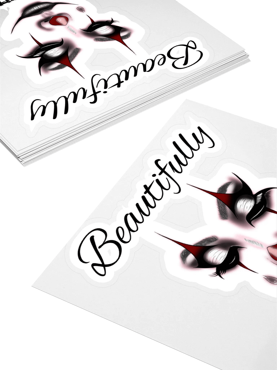 Beautifully Twisted Kiss-Cut Stickers - With Words product image (10)