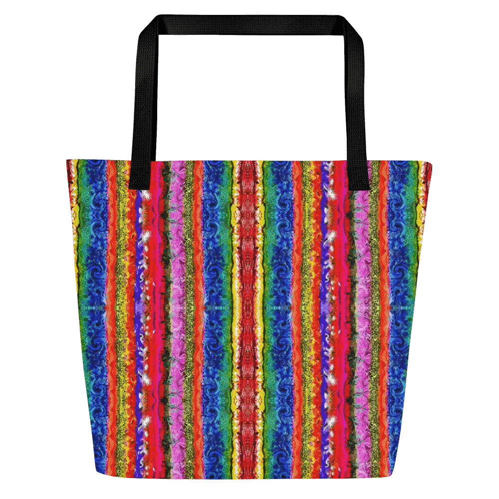 Boho colorful Stripes Tote Bag product image (3)