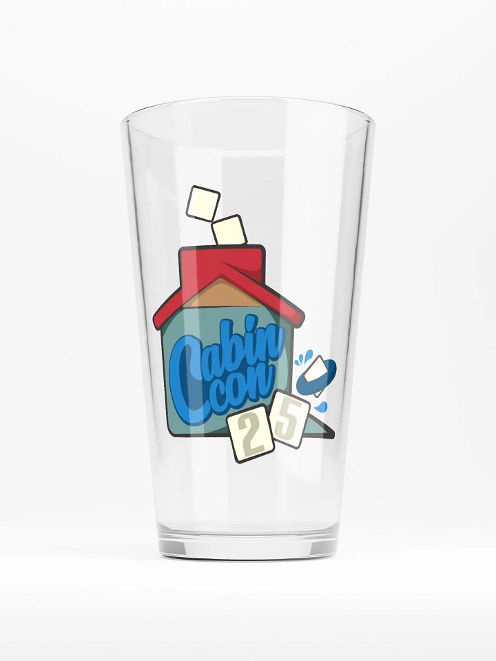 Cabin Con 2025 alt logo pint glass product image (2)