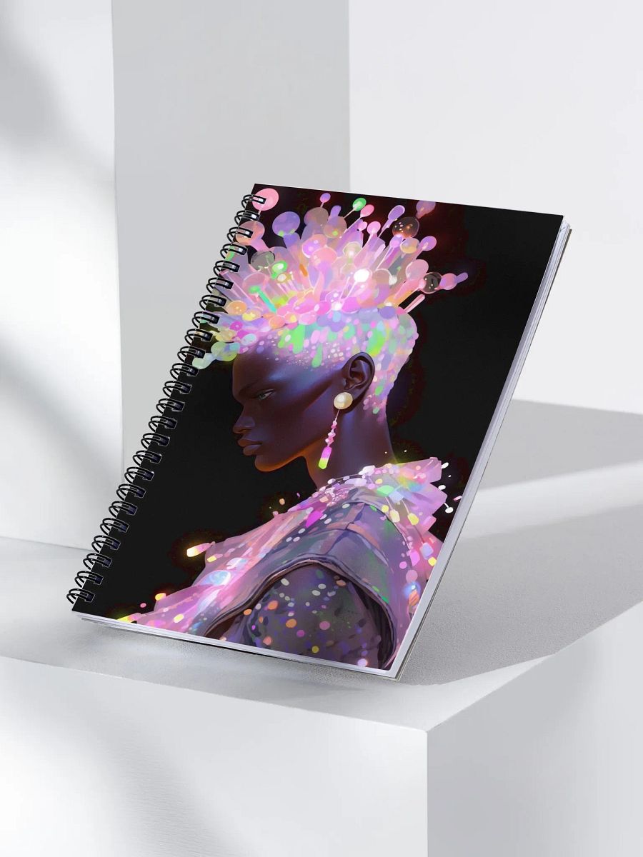 Ethereal Glow Spiral Notebook product image (3)