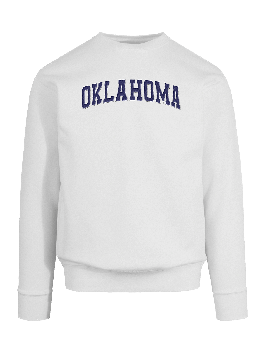Oklahoma Vintage Stylish Embroidery Premium Sweatshirt product image (94)