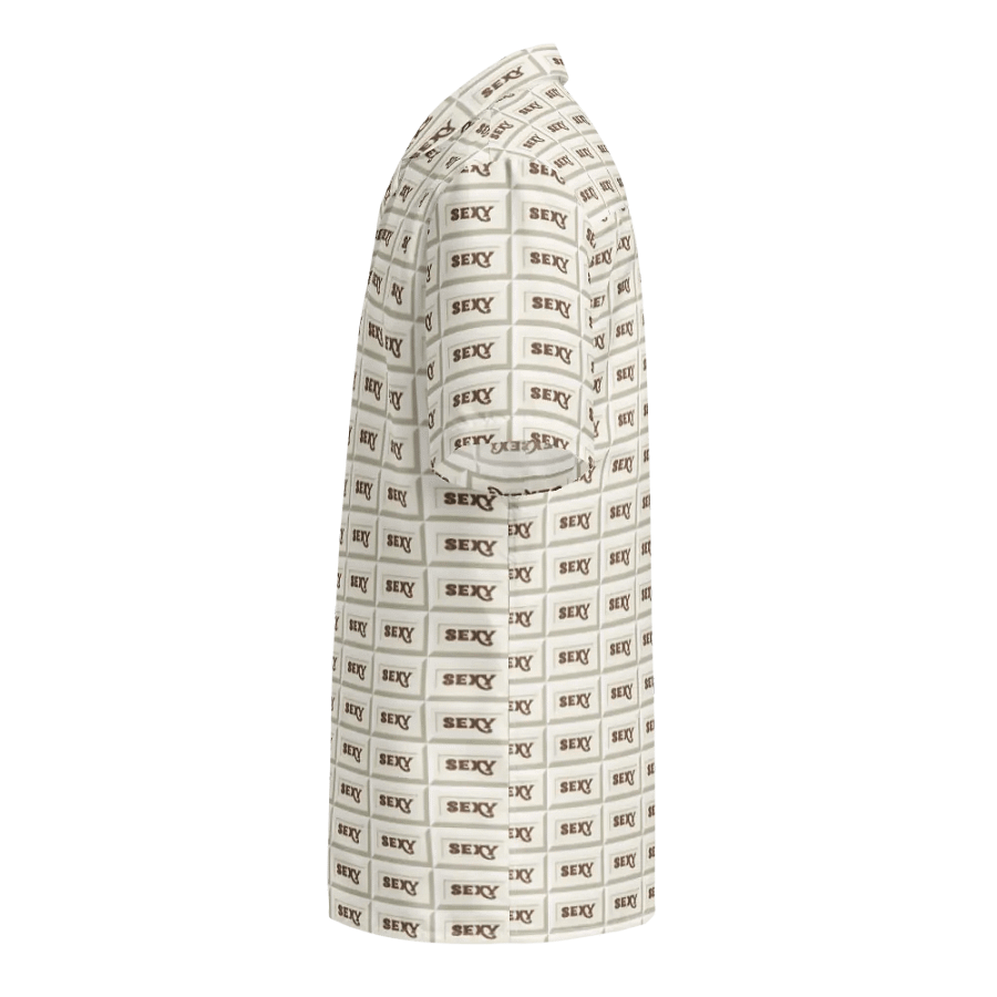 White Chocolate Bar embossed with the word 