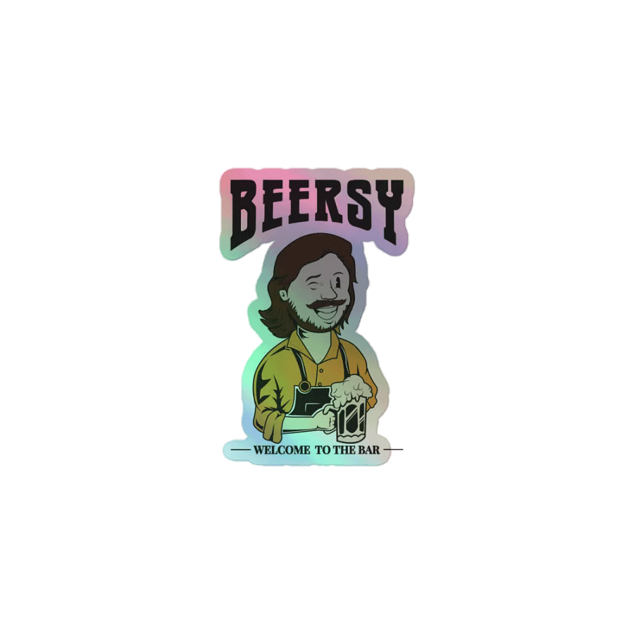 The Bartender's Holographic Sticker product image (1)