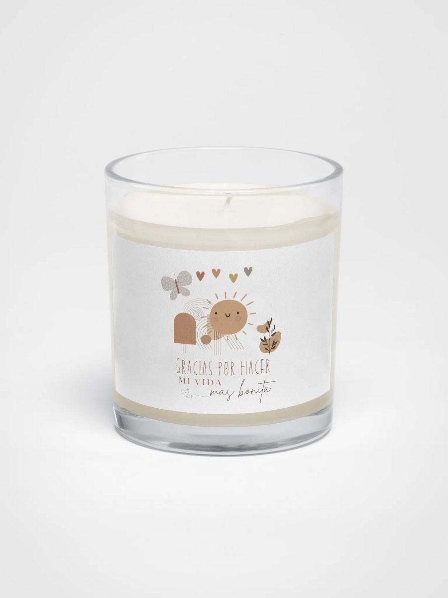 Boho Gracias por hacer mi vida más bonita Design Candle product image (1)