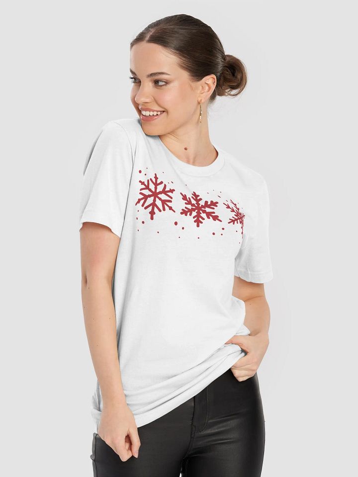 Snowflakes Supersoft Classic Fit T-Shirt product image (2)