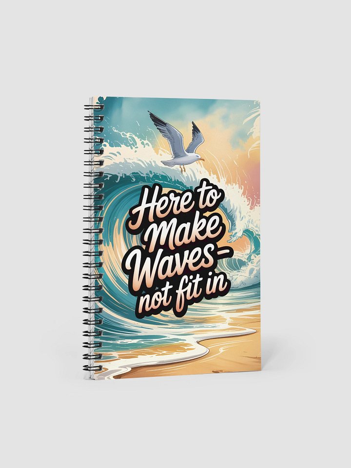 Here to Make Waves Human Design Manifestor Notebook product image (1)
