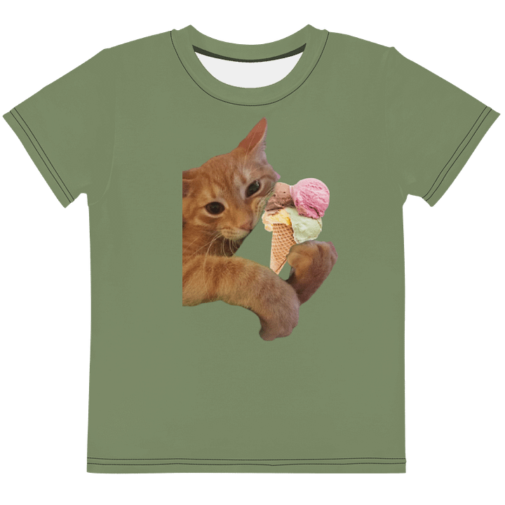 ICE CREAM CAT KIDS T SHIRT product image (1)