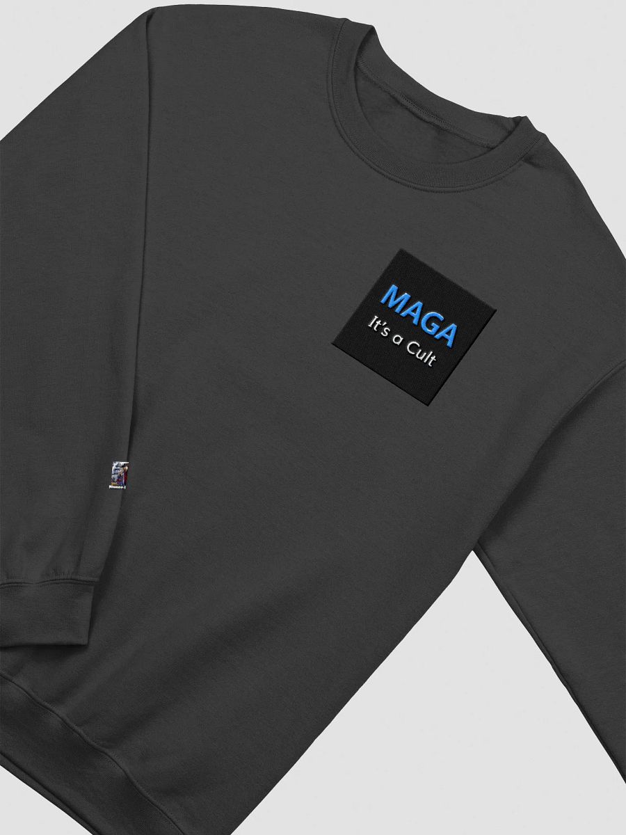 Unisex Anti MAGA - It's a CULT! Gildan Sweatshirt with cuff designs product image (28)
